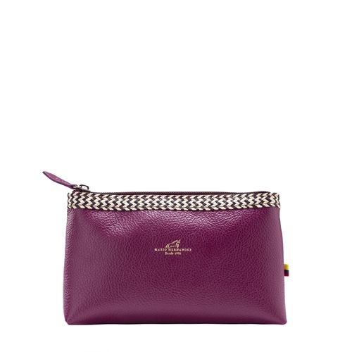 Cosmetiquero mediano morado caña flecha
