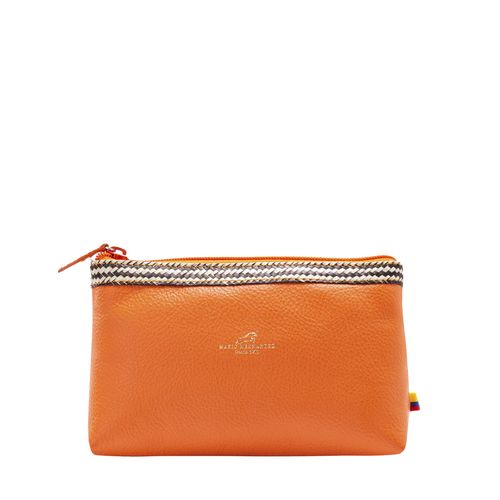 Cosmetiquero mediano naranja caña flecha