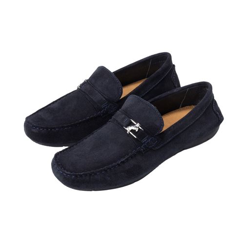 Mocasín santodomingo azul gamuza MH Mocs