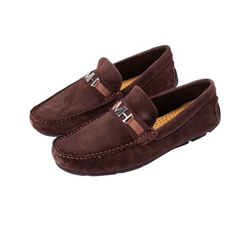 Mocasín cifuentes chocolate gamuza MH Mocs