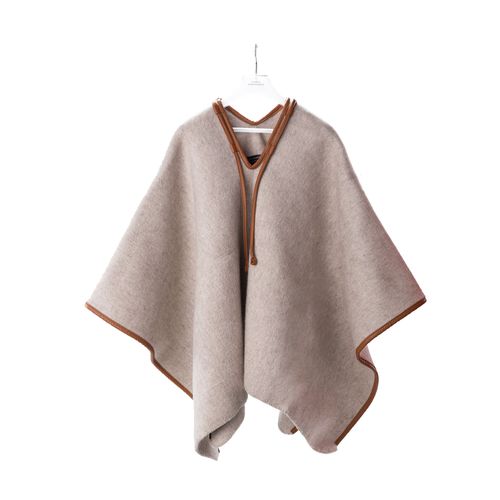 Ruana tradicional cuatro puntas nevado Nobsa