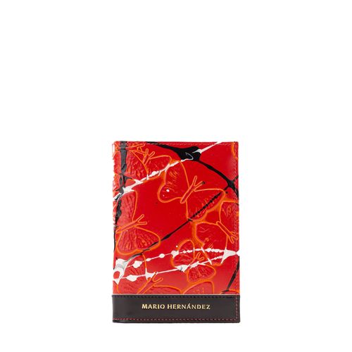 Porta pasaporte sencillo expresión Mariposas